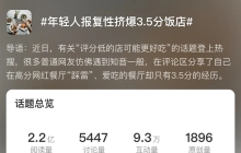 3.5分餐厅走红，年轻人“反精致”浪潮的又一次爆发